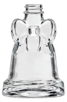 Glocken-Flasche rund 200ml rund Mündung GPI28  Lieferung ohne Verschluss, bitte separat bestellen!